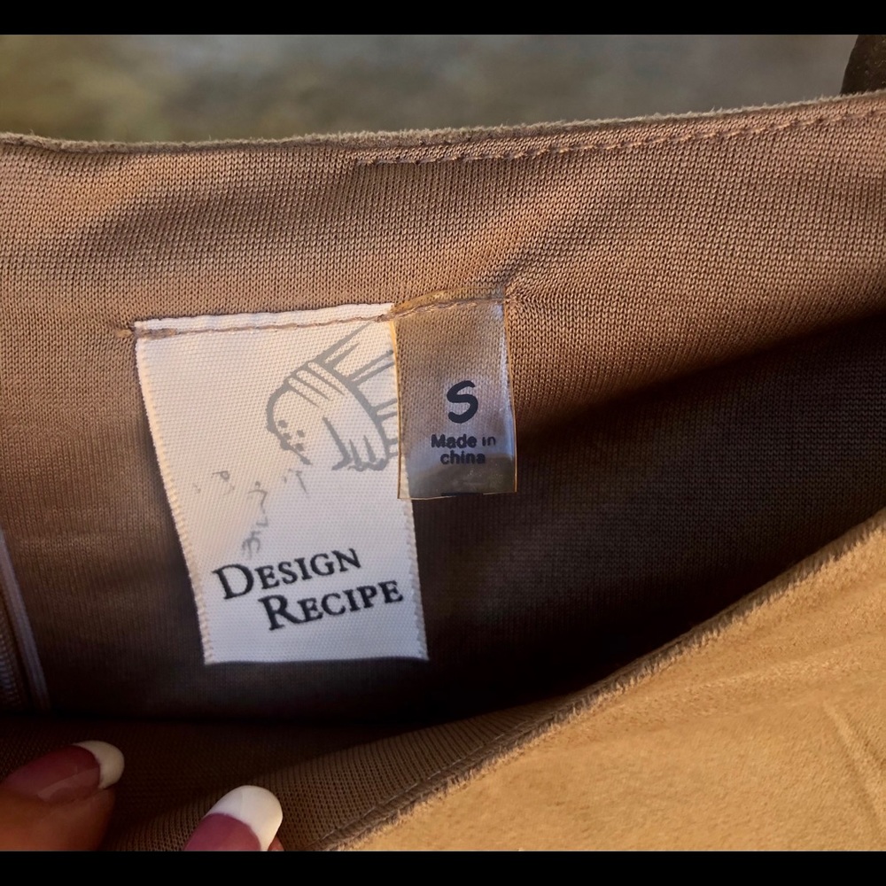 Suede dress by Design Recipe - Picture 3 of 7